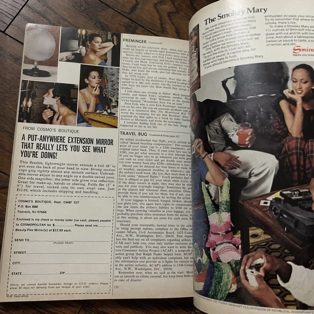 Vintage Cosmopolitan Magazine - February 1977 - Volume 182 No. 2
